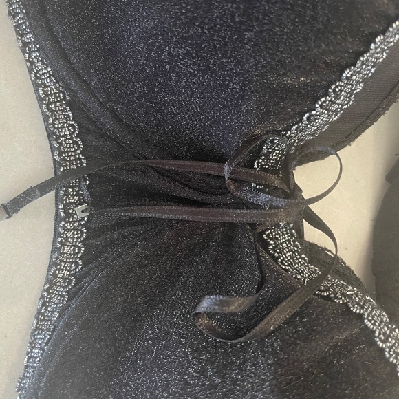 Sheer Black Blouse with Bonus Black Bra - Picture 8 of 10